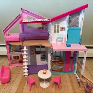 BARBIE MALIBU 2 STORY Dream HOUSE Adventure FXG57 W/ Accessories 6 Rooms! EUC